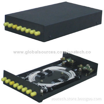 Fiber terminal box, fix with 8pcs ST adapters and used in FTTH projectsNew